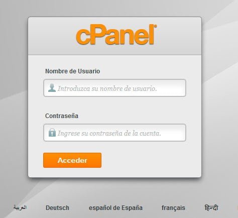 Login Cpanel