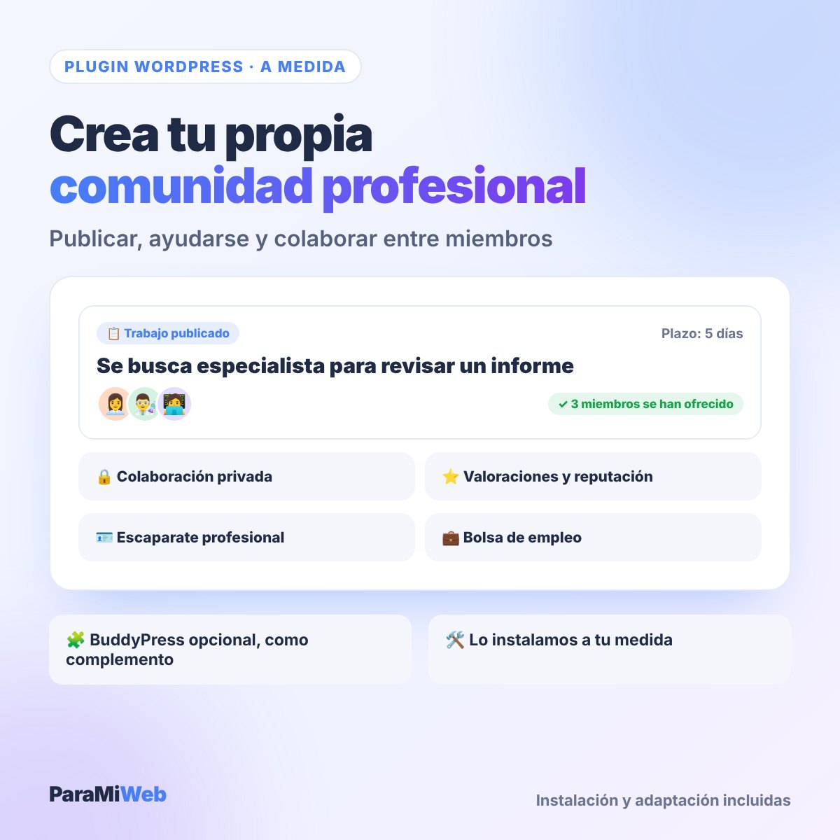 comunidad de profesionales